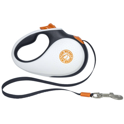 Kiwi Walker Retractable Dog Leash - Automatic Leash with Tape Size M.
