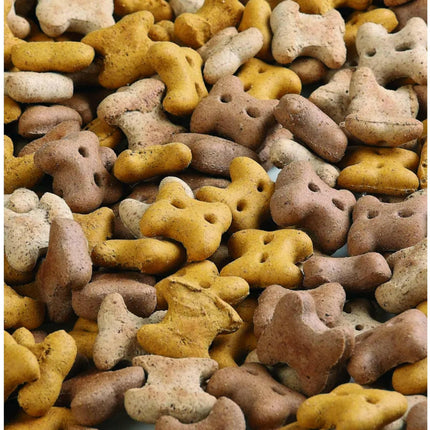 Flamingo Crunch Biscuits Mini Bones - crunchy biscuits for dogs, vegetarian.
