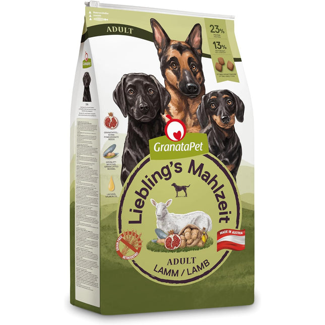 GranataPet Lamb Adult - grain-free dry dog food with lamb