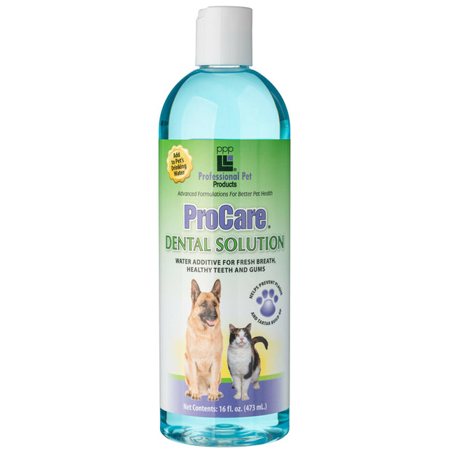 PPP ProCare Dental Solution - tartar removal and whitening solution for dogs and cats.