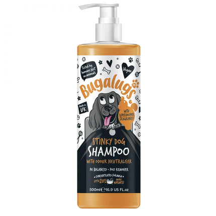 Bugalugs Stinky Dog Shampoo - dog shampoo that eliminates unpleasant odors, concentrate 1:10.