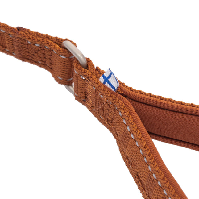 Hurtta Casual Reflective Leash Eco Cinnamon - dog leash, perfect for everyday use made from recycled materials.