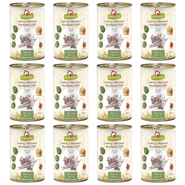 GranataPet Garden Mix Pure - vegetables for dogs, supplement for cooked BARF diet