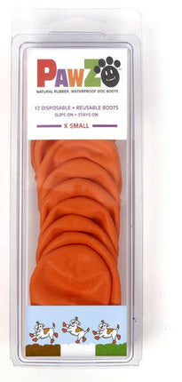 PAWZ - rubber dog boots, size XS, 12 pieces.