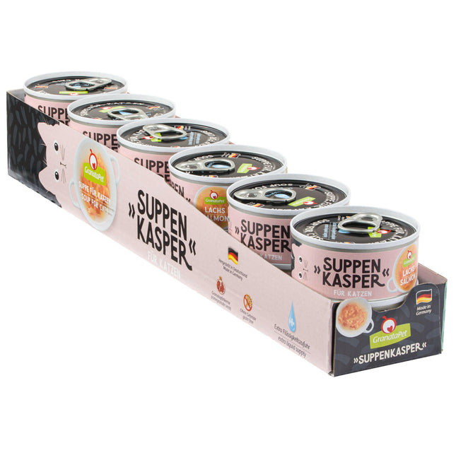 GranataPet Soup Buddy - cat soup, salmon - 12x.