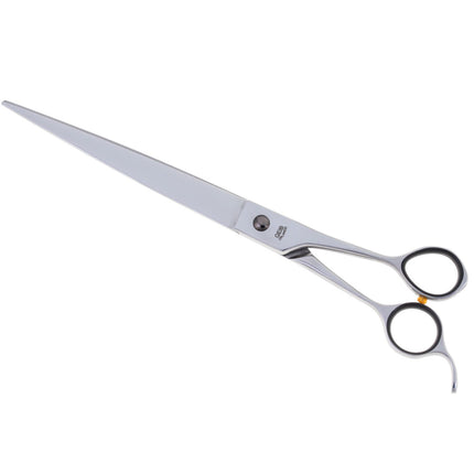 Geib Crab Straight Scissors Level 2 - high-quality straight scissors for pet grooming with a single-sided micro-grind.