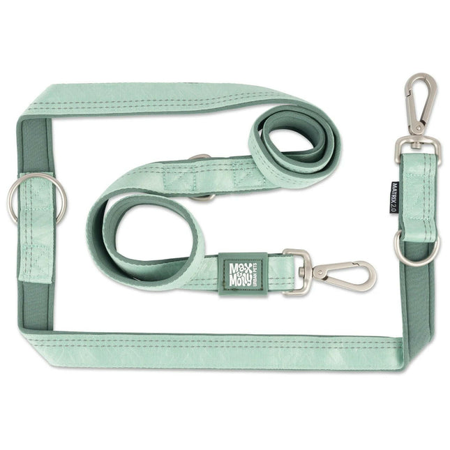 Max&Molly Multi Function Leash Matrix 2.0 Jade - adjustable dog leash, reflective.