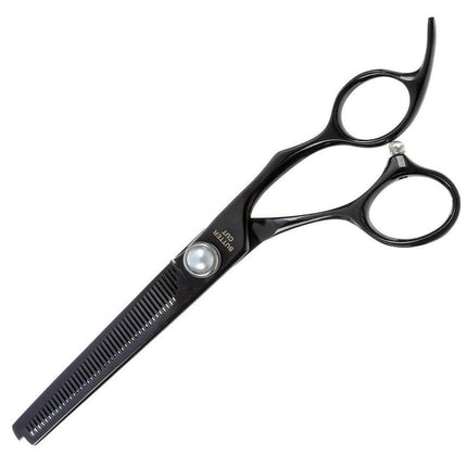 Geib Black Pearl Thinners - professional single-sided thinning shears made of cobalt steel - 47 teeth.