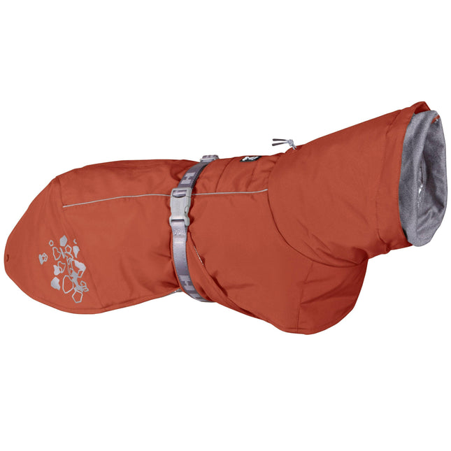 Hurtta Extreme Warmer Eco Cinnamon - waterproof winter jacket for dogs, with a heat-retaining lining.