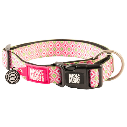 Max & Molly GOTCHA! Smart ID Retro Collar - collar with smart Tag for dogs.