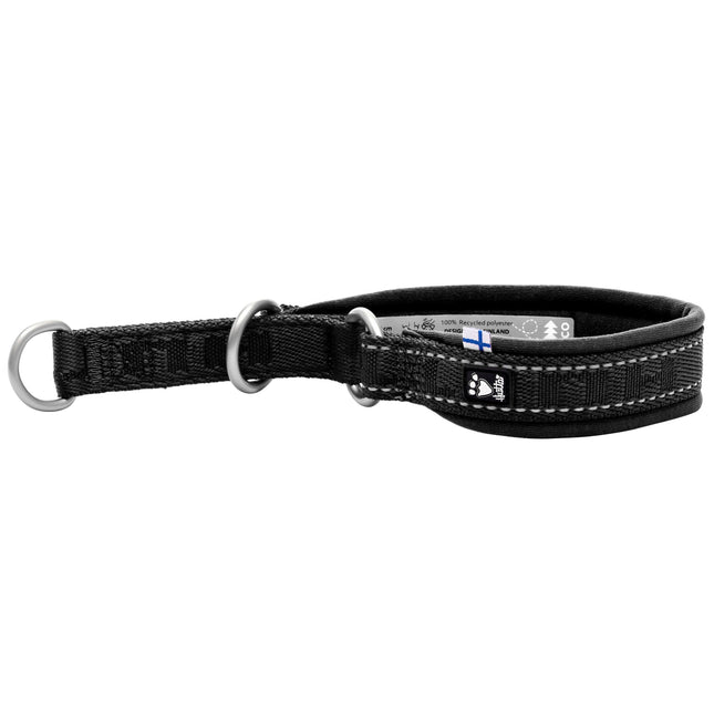 Hurtta Casual Half Choke Collar Eco Raven - half choke collar for dogs, made from recycled materials - 25 - 35cm.