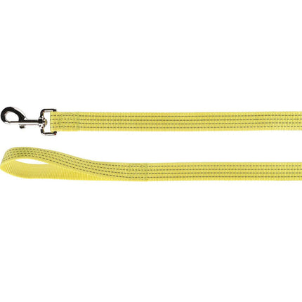 Flamingo Leash Ziggi Reflective Yellow - reflective neon dog leash, yellow, 100cm.