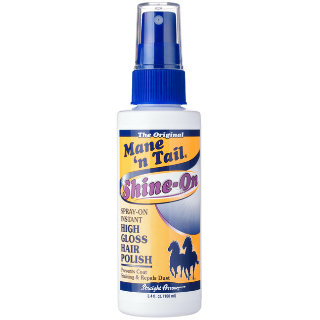Mane'n Tail Shine On Spray - coat shine spray for horses, dogs, and cats, protects against dirt..
