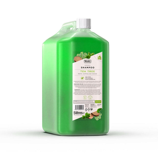 Wahl Tea Tree Shampoo - antibacterial shampoo for dogs with skin issues, concentrate 1:11.