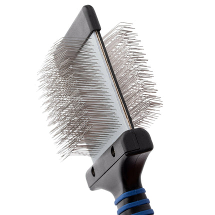 Show Tech Twin Flex Slicker Brush for Untangling Mats.