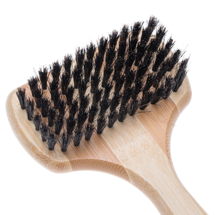 Groomer.dk 3D Volumizer Boar Bristle 2in1 - Double-sided Poodle Brush with Metal Pins and Boar Bristles