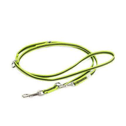 Julius K9 Color & Gray Supergrip Leash 1.4x220cm - adjustable dog leash, non-slip.