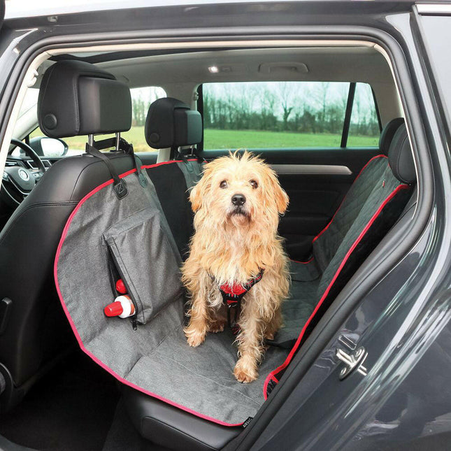 KONG Travel 2 - In - Bench Seat Cover & Dog Hammock - car mat for dogs, rear seat cover.