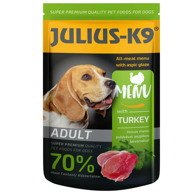 Julius - K9 Turkey - complete wet dog food with turkey.