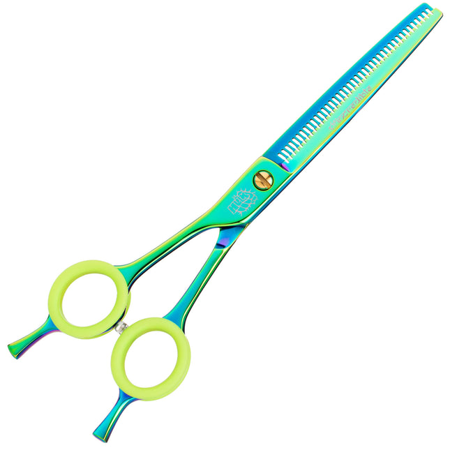 P&W Hulk Double Thinning Scissors - double-sided thinning scissors, left-handed, 41 teeth.