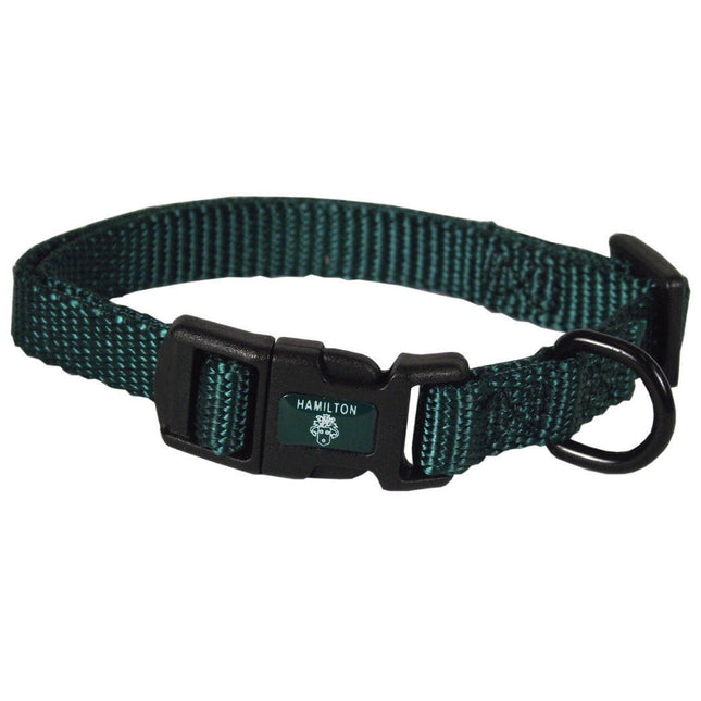 Hamilton Classic Adjustable Collar - nylon collar with smooth circumference adjustment, for very small and small dogs.
