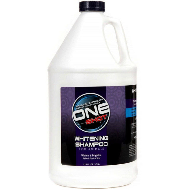 One Shot Whitening Shampoo - professional coat shampoo for light fur, concentrate 1:10.