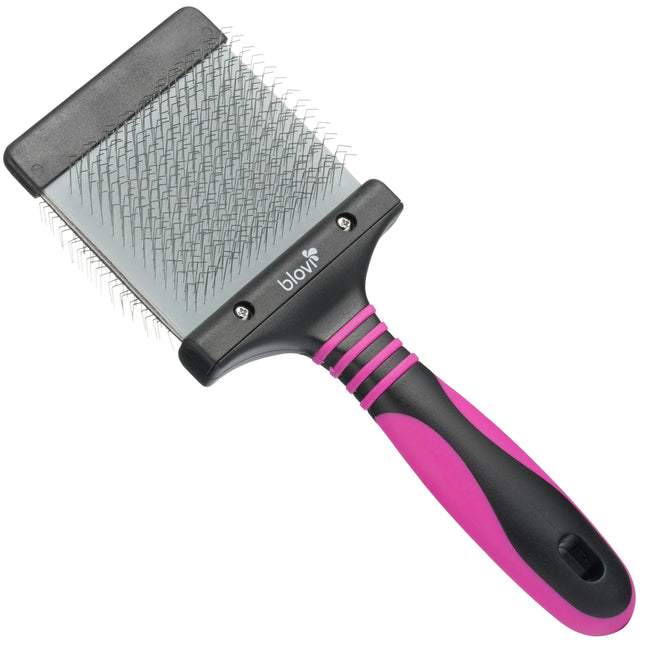 Blovi Duo Flex Slicker - double-sided, flexible poodle brush.