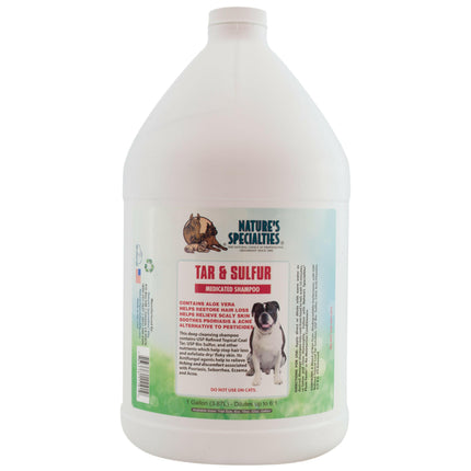 Nature's Specialties Tar & Sulfur Shampoo - therapeutic shampoo for dogs, concentrate 1:6.