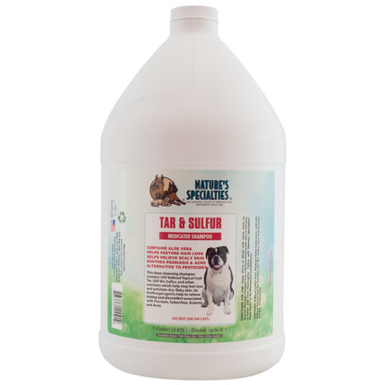 Nature's Specialties Tar & Sulfur Shampoo - medicinal shampoo for dogs, concentrate 1:6