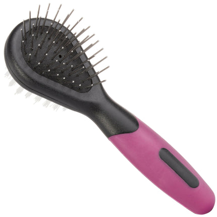 KW Smart 2-Sided Brush - Double-sided brush for small animals, metal pins + nylon.