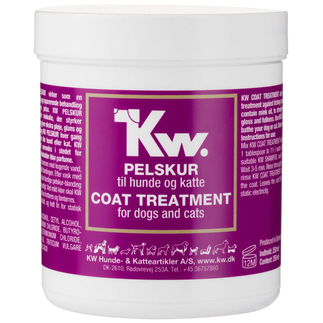 KW Coat Treatment - concentrated restorative treatment for the fur and skin of dogs and cats, with mink oil.