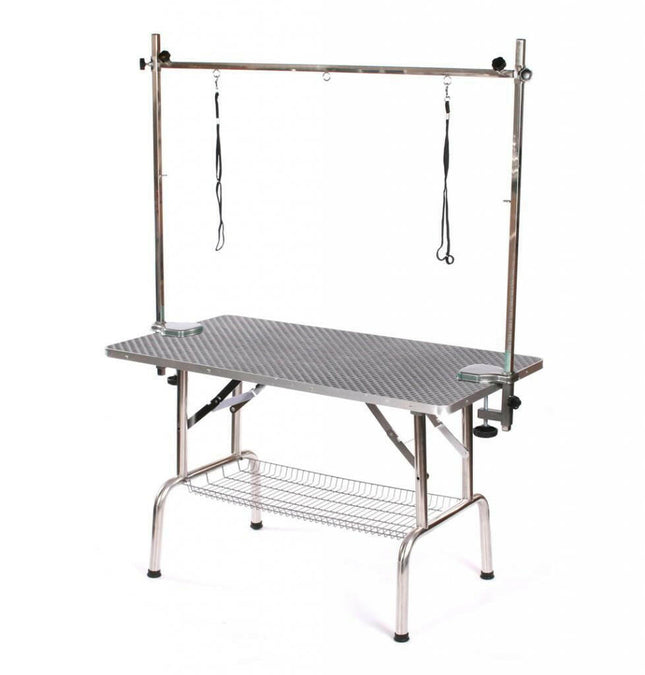 Blovi grooming table, top x 60cm, height 65cm.