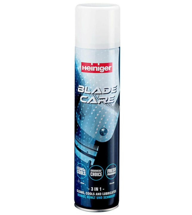 Heiniger Blade Care 3in1 - multipurpose spray for cleaning and maintaining blades.