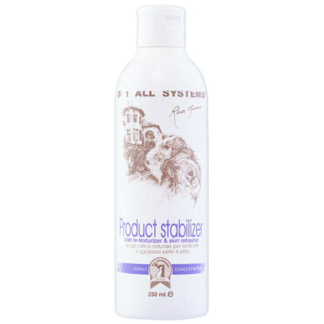 1 All Systems Product Stabilizer & Coat Re-Texturizer - rinse for cleaning and regenerating fur.