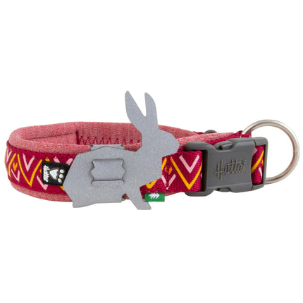 Hurtta Razzle - Dazzle Collar Beetroot - adjustable dog collar - 55 - 65cm.