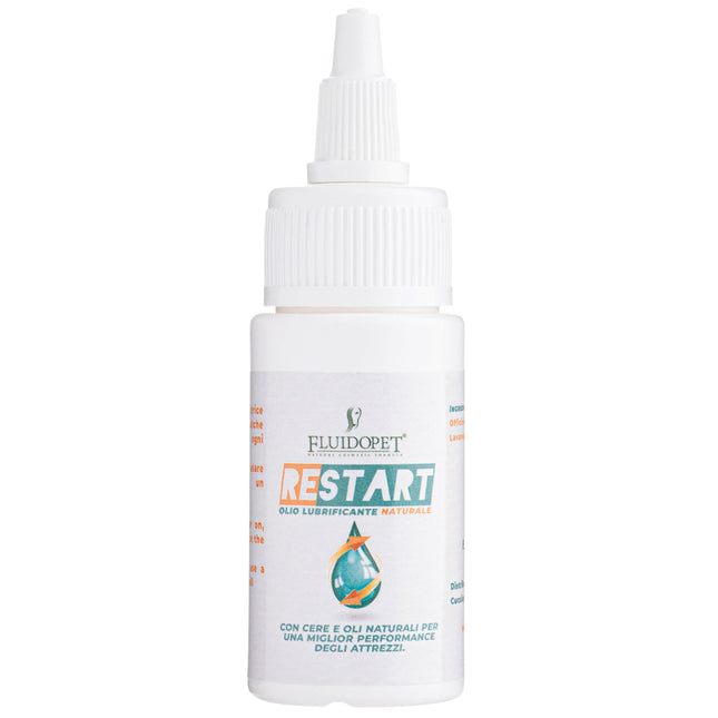 FluidoPet Restart Natural Lubricating Oil - natural oil for lubricating blades.