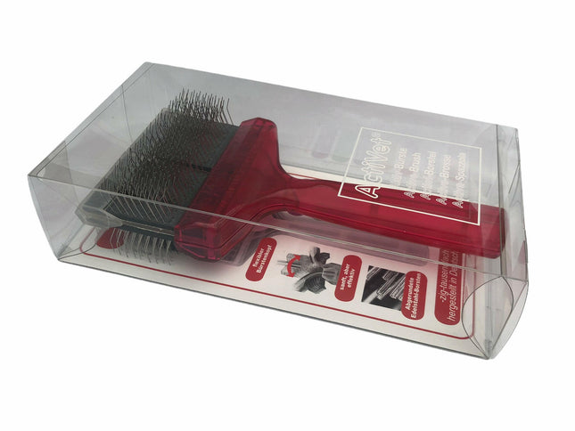 ActiVet Pro Brush Mat Zapper - very tough, double-sided, and flexible brush for removing tangles - large 9cm.