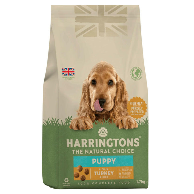 Harringtons Puppy Turkey & Rice - dog food for puppies, with turkey and rice - PROMOTION due to best before date of 30.11.