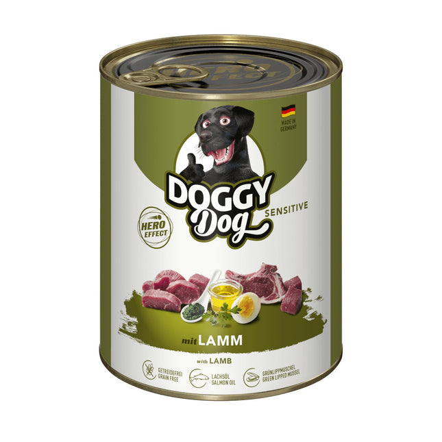 Doggy Dog Lamb Sensitive - grain-free wet food for dogs, with lamb