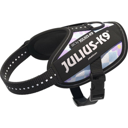Julius - K9 IDC Powerharness Cartoon - dog harness, with reflectors, in floral design.