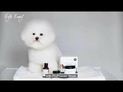 Eye Envy Starter Kit Small Brush - stain removal cosmetic kit for small and medium dogs..