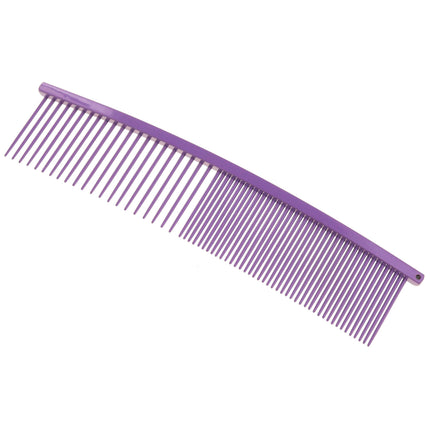 Show Tech Curved Comb - curved comb, perfect for finishing the coat, mixed pin spacing (50:50).