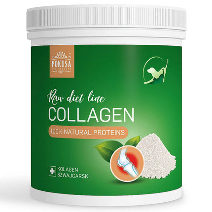 Pokusa RawDietLine Collagen - collagen for dogs and cats, made from ocean fish, supports muscles, joints, skin, and nails..