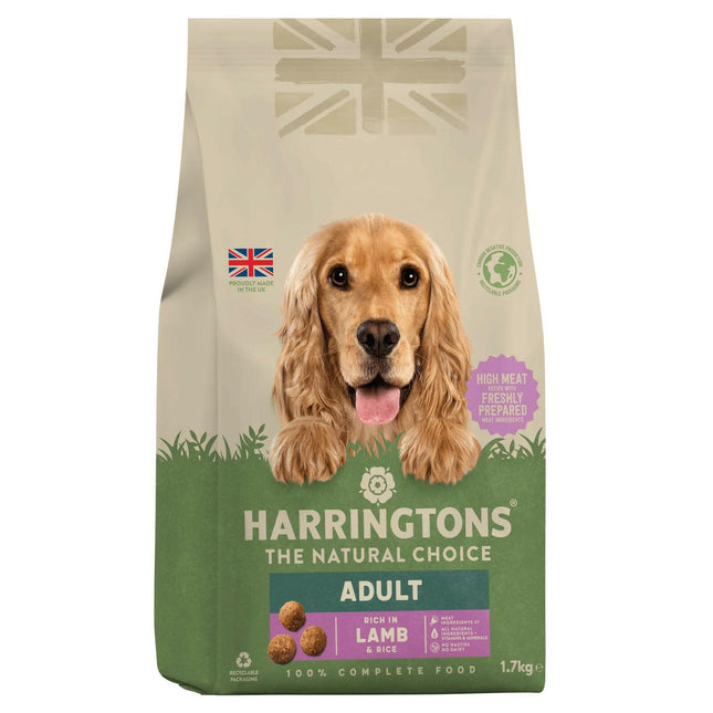 Harringtons Lamb & Rice - dry dog food with lamb and rice - PROMOTION due to best before date of 05.02.2025.