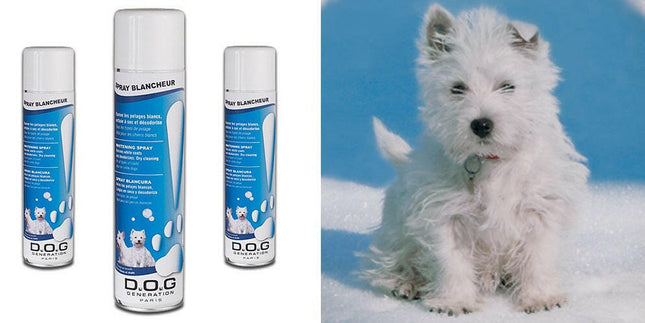 Dog Generation Whitening Spray - whitening powder for dog and cat fur, in a spray..