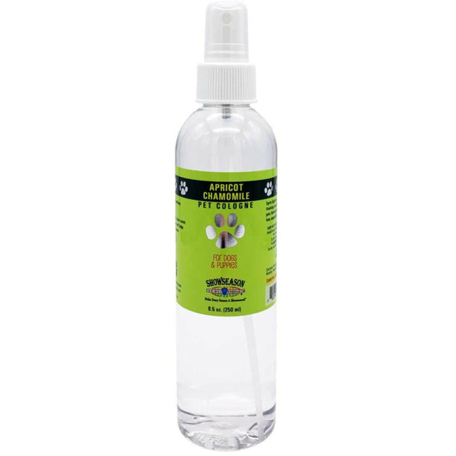 Show Season Pet Cologne - perfumed water for dogs and puppies, with a fresh apricot scent.
