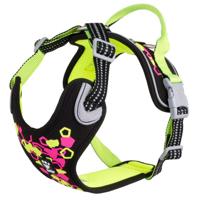 Hurtta Weekend Warrior Harness Licorice - harness for active dogs - 100 - 120cm.