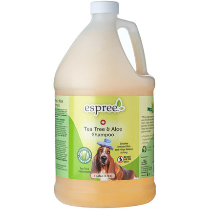 Espree Tea Tree & Aloe Shampoo - therapeutic shampoo for irritated dog skin, concentrate 1:5.