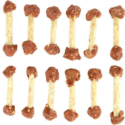 Flamingo Hapki Rabbit Rice Dumbbell - treats for dogs, rabbit, rice beef skin.