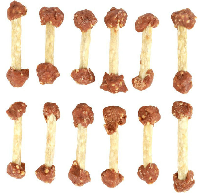 Flamingo Hapki Rabbit Rice Dumbbell - treats for dogs, rabbit, rice beef skin.